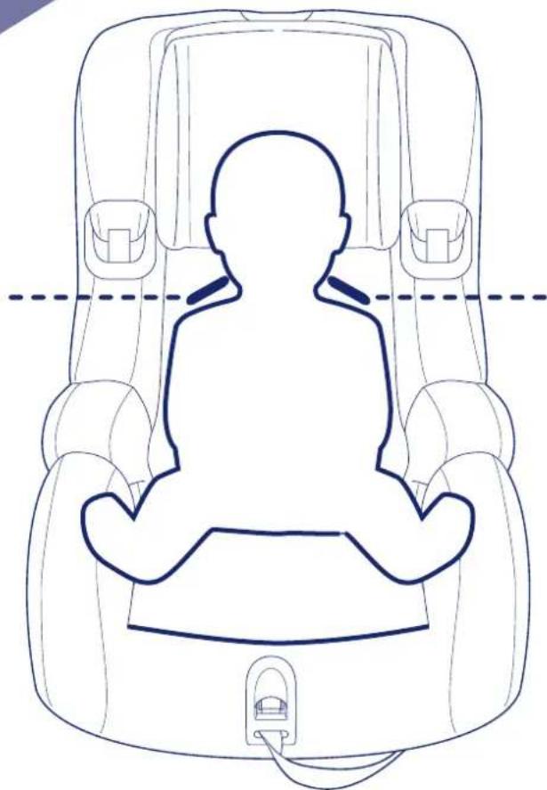 Inglesina Prima Miglia - Déblocage de la ceinture de sécurité - 1