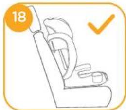 Joie Elevate - Installation avec une ceinture 3 points - 1