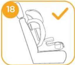 Joie Elevate - Installation with 3-point belt - 7