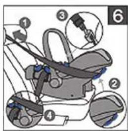 BabyGO Traveller - Installation du siège auto pour bébé dans votre voiture - 6