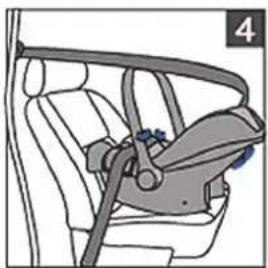 BabyGO Traveller - Montera bilbarnstolen i din bil - 4