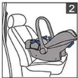 BabyGO Traveller - Installing the safety baby car seat in your car - 2