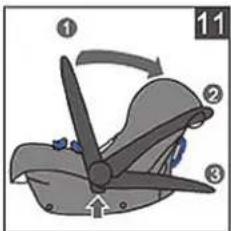 BabyGO Traveller - Hur bilbarnstolen används - 5