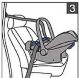 BabyGO Traveller - A gyermekülés beszerelése gépkocsiba - 3