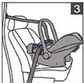 BabyGO Traveller - Einbau des Sicherheits-Baby-Autositzes in Ihr Auto - 3