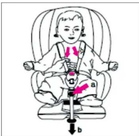 BabyGO Tojo - Nastavite dolžino varnostega pasu - 1