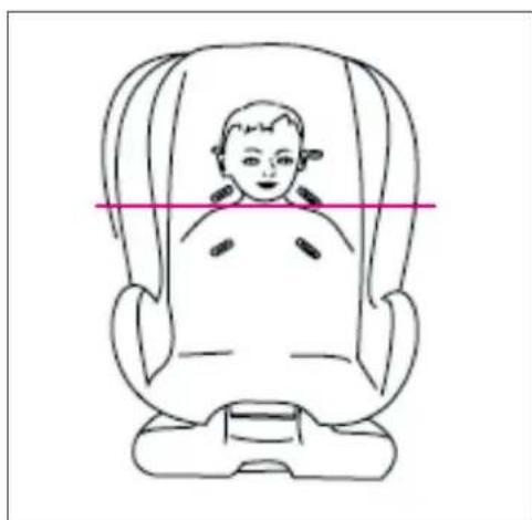 BabyGO Tojo - JUSTERA BÄLTESSELENS HOJD - 1