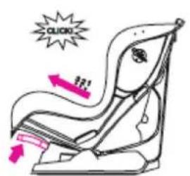 BabyGO Tojo - RECLINE POSITIN ADJUSTMENT - 1