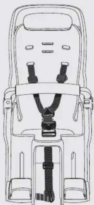 Topeak BabySeat II - Acomodar a su bebé en la silla - 9