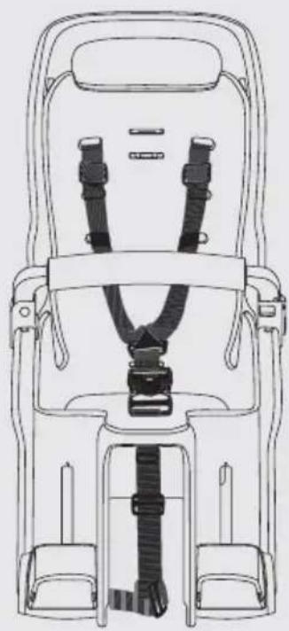 Topeak BabySeat II - So setzen Sie Ihr Kind richtig in den Kindersitz - 3