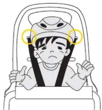Topeak BabySeat II - Acomodar a su bebé en la silla - 1