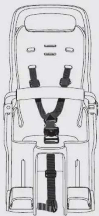 Topeak BabySeat II - Régler le BabySeat à la taille de votre infant - 3