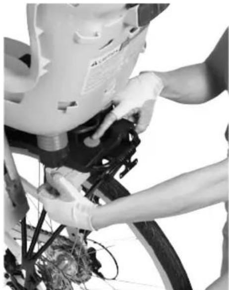 Topeak BabySeat II - Lösen Sie den Kindersitz vom Gepäckträger - 1