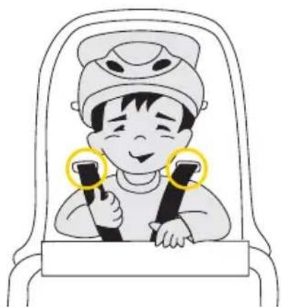 Topeak BabySeat II - Acomodar a su bebé en la silla - 1