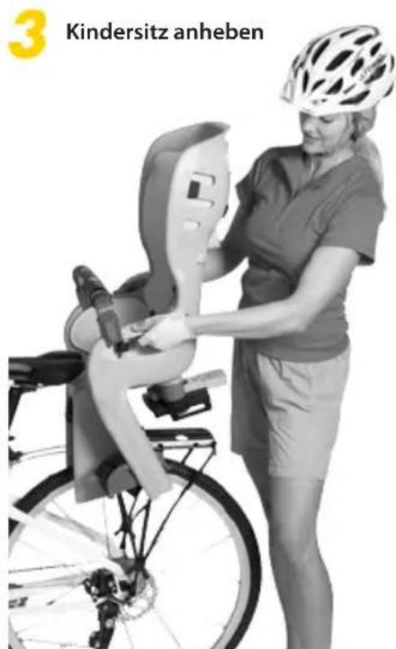 Topeak BabySeat II - Lösen Sie den Kindersitz vom Gepäckträger - 3