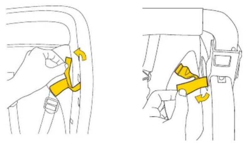 Topeak BabySeat II - Lösen des Sitzpolsters - 2