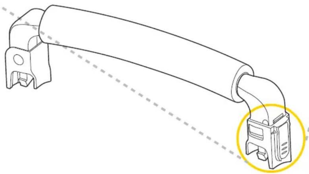 Topeak BabySeat II - Öffnen des Sicherungsbügels - 4