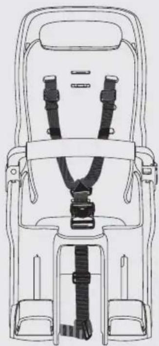 Topeak BabySeat II - Fitting Your Child In BabySeat - 8