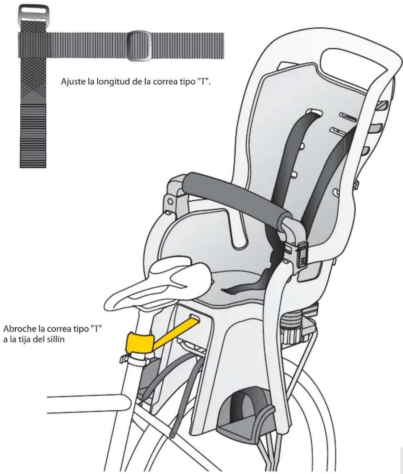 Topeak BabySeat II - Anclaje de la silla a la tija del sillín - 1