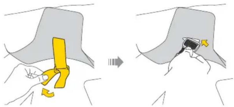 Topeak BabySeat II - Retirer le coussin - 3