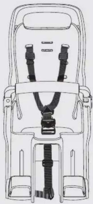 Topeak BabySeat II - Régler le BabySeat à la taille de votre infant - 3