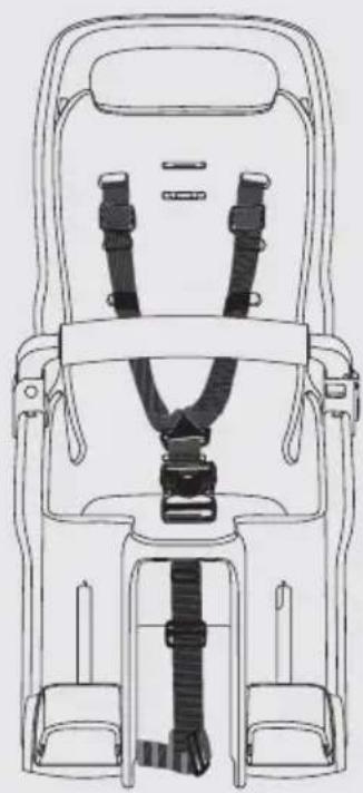 Topeak BabySeat II - Acomodar a su bebé en la silla - 8