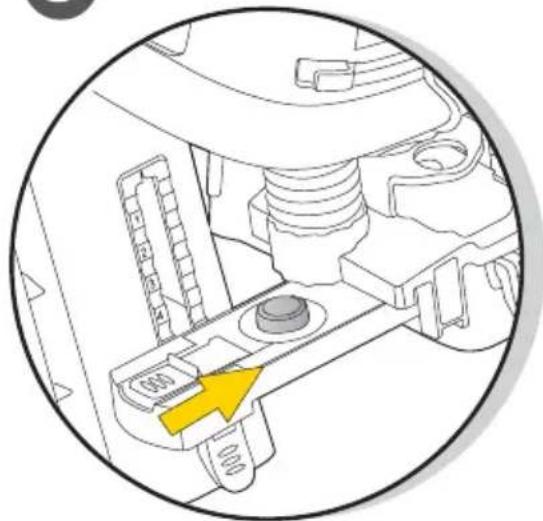 Topeak BabySeat II - Install slide lock on rack - 1