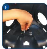Bellelli Sportfix - Installation et réglage des soutien-pieds - 4