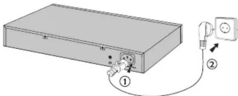 TP-LINK JetStream L2 Managed TLSL3428 - - Mettre sous tension - 1