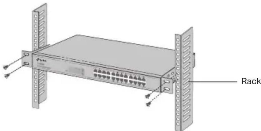 TP-LINK JetStream L2 Managed TLSL3428 - Installazione a rack - 2