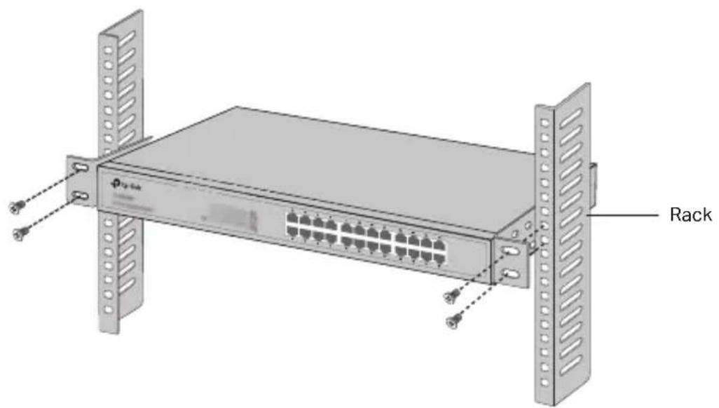 TP-LINK JetStream Smart TLSG2424 - - Rack Installation - 2