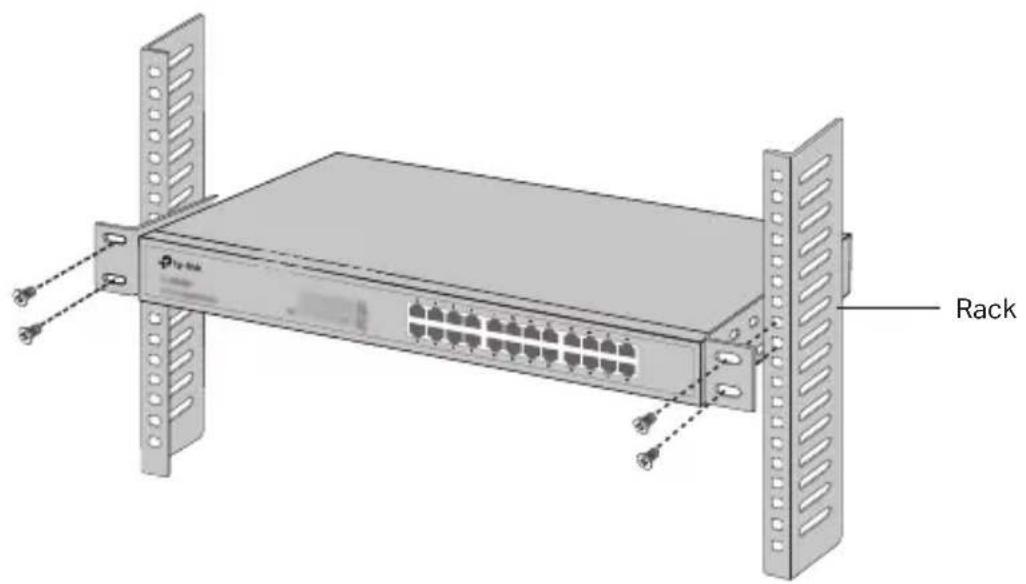 TP-LINK JetStream Smart TLSG2424 - - Instalação em Rack - 2