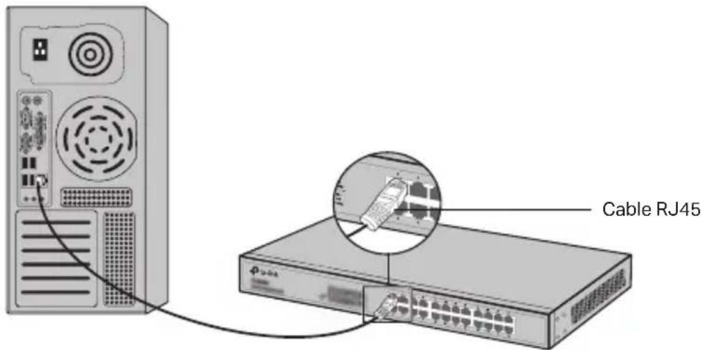 TP-LINK JetStream Smart TLSG2424 - - Puerto Ethernet - 1