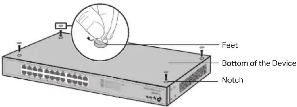 TP-LINK JetStream Smart TLSG2424 - - Desktop Installation - 1