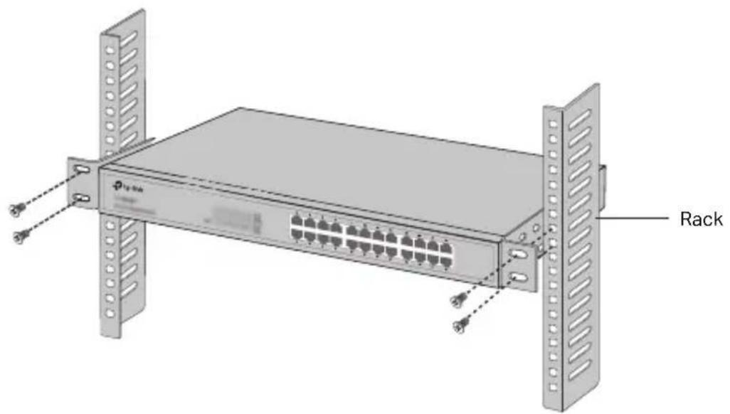 TP-LINK JetStream Smart TLSG2424 - - Instalación del Rack - 2