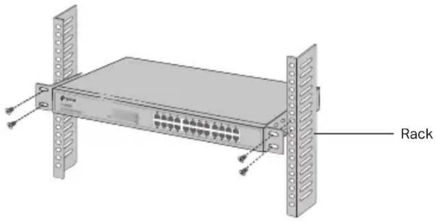 TP-LINK JetStream Rackmount TLSF1048 - - Rackmontage - 2