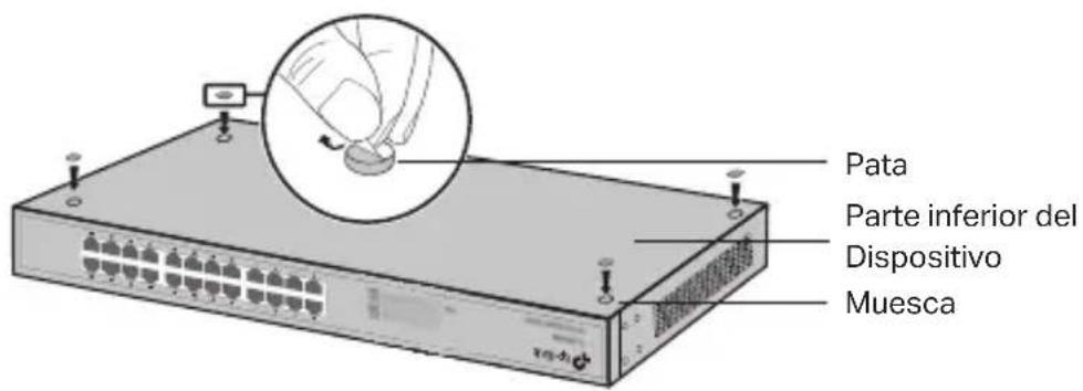 TP-LINK JetStream Rackmount TLSF1048 - - Instalación de Escritorio - 1