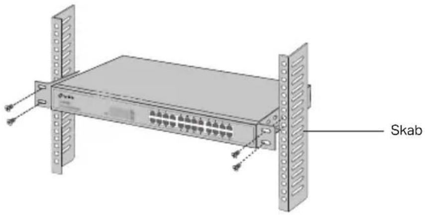 TP-LINK JetStream Rackmount TLSF1048 - - Skabsmontering - 2