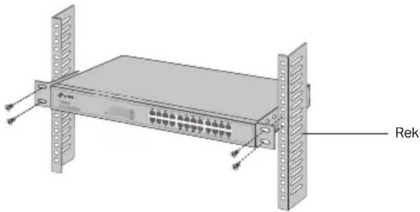 TP-LINK JetStream Rackmount TLSF1048 - - Rek installmentie - 2