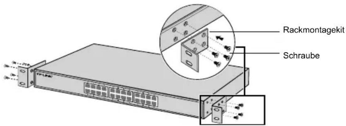 TP-LINK JetStream Rackmount TLSF1024 - - Rackmontage - 1