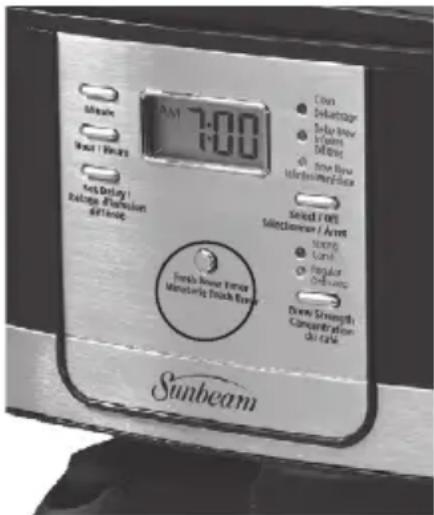 SUNBEAM BVSBJWX27 - Minuterie Fresh BrewMC de fraîcheur d'infusion - 1
