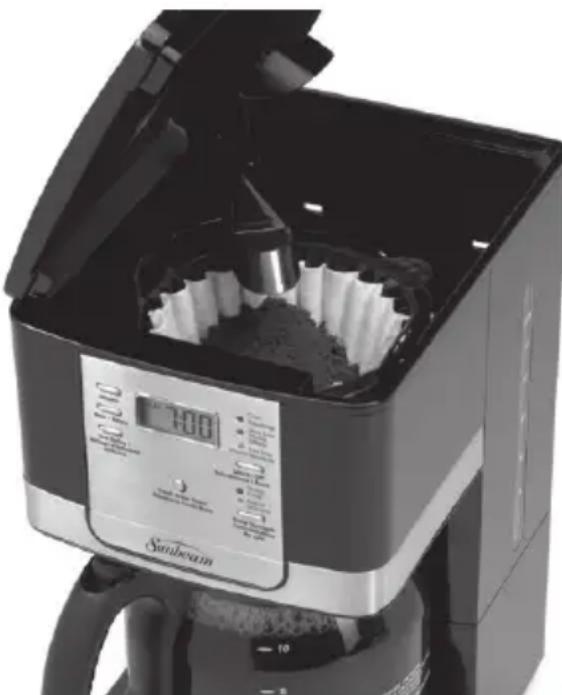 SUNBEAM BVSBJWX27 - Addition d'eau et de mouture de café - 2