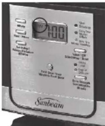 SUNBEAM BVSBJWX27 - Réglage de mise en marche différée - 2