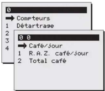 Animo ComBiline CB 2x5 - Code confidentiel Gompteurs puis selectionner I'elément de compteur - 1