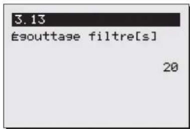 Animo ComBiline CB 2x20 - Delai de goutte-à-goutte (menu 3.13) - 1