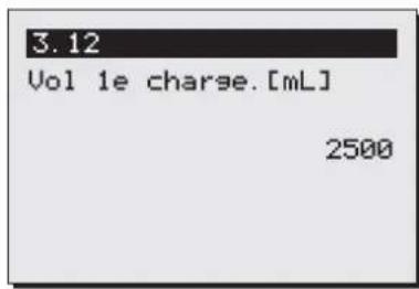 Animo ComBiline CB 2x20 - Volume de 1ere charge (menu 3.12) - 1