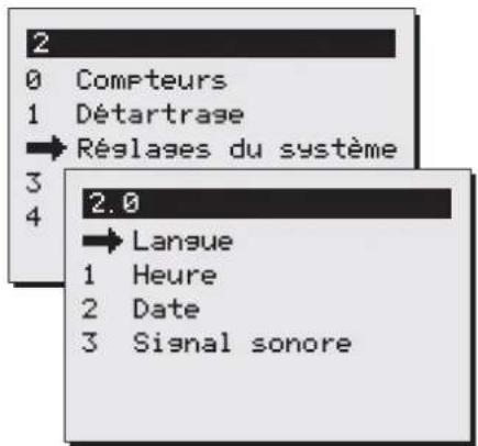 Animo ComBiline CB 2x20 - Code confidentiel Réglages du système puisselectionner la fonction - 1
