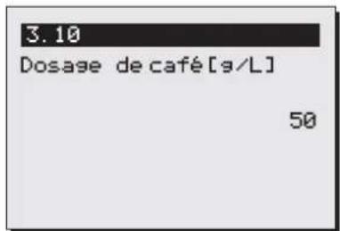 Animo ComBiline CB 1x5 - Dosage de café (menu 3.10) - 1