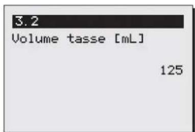 Animo ComBiline CB 1x10 - Contenance de tasse (Menu 3.2) - 3