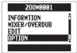 ZOOM H5 - Ajout de mémos vocaux Mode MULTI FILE uniquement - 3